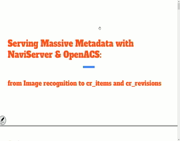 Friday 01.07.2022 - 13:45 14:00 - Input, processing and output of massive metadata from image recognition based on TCL-TK, PostgreSQL & OpenACS (Iuri Sampaio) Preview