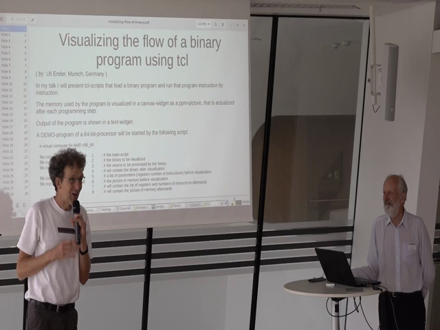 Friday 12.07.2024 - 09:00 - 09:15 - Visualizing the flow of a binary program using Tcl (Ulrich Ender) Preview