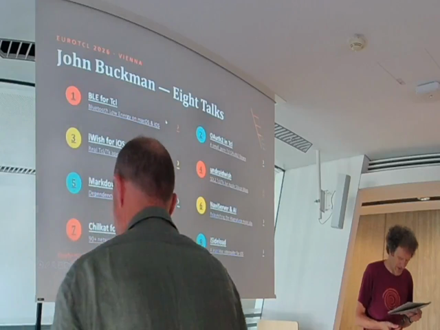 Day 1 - My own Markdown: using AI to write and extend the Markdown standard in pure Tcl (John Buckman) Preview